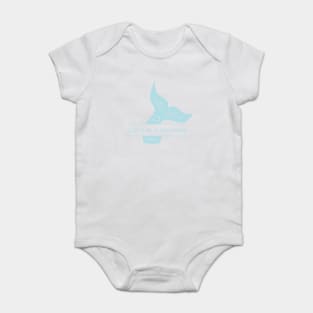 Mermaid ocean quote beach items Baby Bodysuit